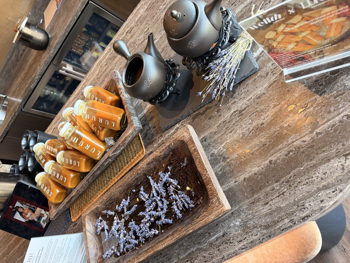 LURUH jamu bottles and teapots at Remedy Place